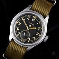 Timor www Dirty Dozen Military Watch - Caseback Reference: WWW K9489 39389 - c.1945 ***SOLD*** - Vintage Watch Specialist