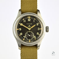 Timor www Dirty Dozen Military Watch - Caseback Reference: WWW K9489 39389 - c.1945 ***SOLD*** - Vintage Watch Specialist