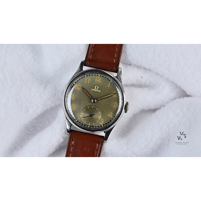 Tropical Vintage Omega 13322 With Patina - c.1940s - Vintage Watch Specialist