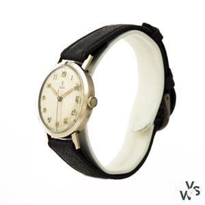 Tudor 9K Gold Dress Watch - Vintagewatchspecialist