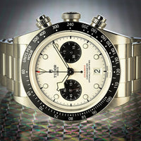 Tudor Black Bay Chronograph White Panda Dial Model Ref: 79360N - Vintage Watch Specialist