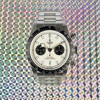 Tudor Black Bay Chronograph White Panda Dial Model Ref: 79360N - Vintage Watch Specialist