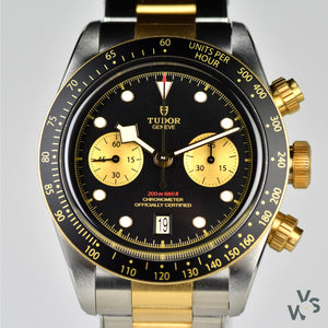 Tudor Geneve Black Bay 79363N Chronograph - 2020 Brand new unworn Box and Papers - Vintage Watch Specialist