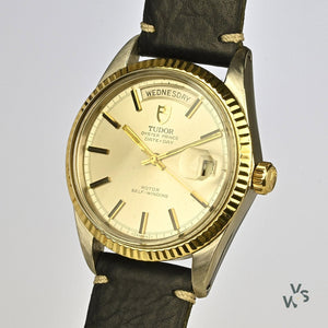 Tudor Oyster Prince Date/Day Automatic Gold and Steel Case (Jumbo) Model Ref: 7019/3 - Vintage Watch Specialist