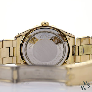 Tudor Oyster Prince Small Rose Model 7965 Cal. - 2461 - Gold Plated Case - Vintagewatchspecialist
