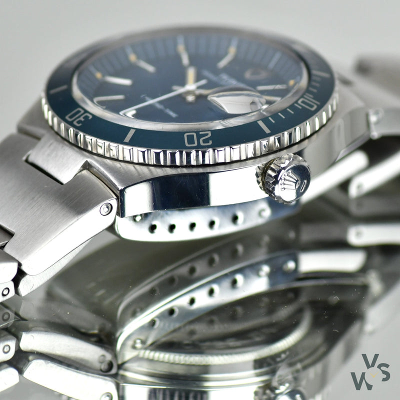 Tudor Prince Oysterdate Chrono-Time Blue Dial - Vintage Watch Specialist