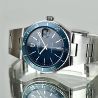 Tudor Prince Oysterdate Chrono-Time Blue Dial - Vintage Watch Specialist