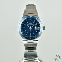 Tudor Prince Oysterdate Chrono-Time Blue Dial - Vintage Watch Specialist