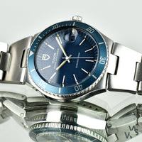 Tudor Prince Oysterdate Chrono-Time Blue Dial - Vintage Watch Specialist