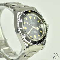 Tudor Prince Oysterdate Submariner - Black Dial - Snowflake hands Ref.9411/0 - Vintage Watch Specialist