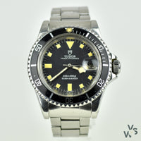 Tudor Prince Oysterdate Submariner - Black Dial - Snowflake hands Ref.9411/0 - Vintage Watch Specialist