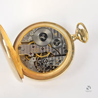 Vacheron & Constantin Genève - Silver Keyless Lever Open Face Deck Watch - c.1944 - Vintage Watch Specialist