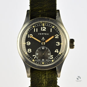 Vertex - c.1944 - WWW ’Dirty Dozen’ - World War II Military Watch - Matching Case & Lug Numbers - Vintage Watch Specialist