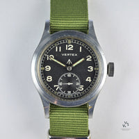 Vertex ’Dirty Dozen’ - WWII British Army-Issued Military Watch - c.1944 - Vintage Watch Specialist