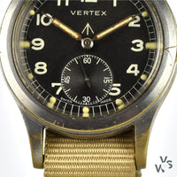 Vertex WWW - A Dirty Dozen Military Issued Wrist Watch - c.1945 - Calibre 59 Movement - Vintage Watch Specialist