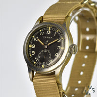 Vertex WWW - A Dirty Dozen Military Issued Wrist Watch - c.1945 - Calibre 59 Movement - Vintage Watch Specialist