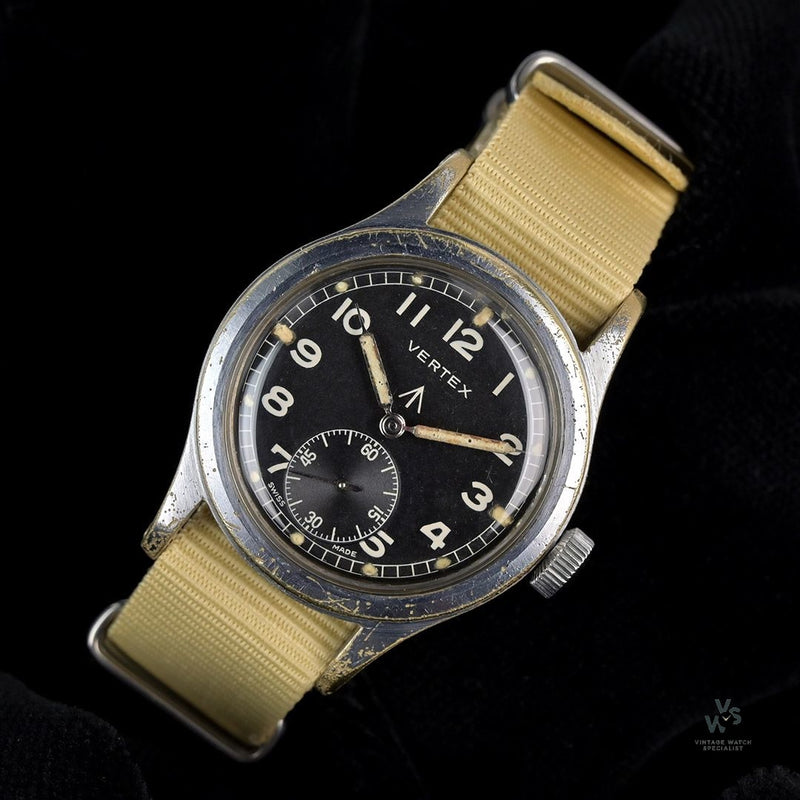 Vertex WWW Dirty Dozen World War II Military Watch - c.1944 - Vintage Watch Specialist