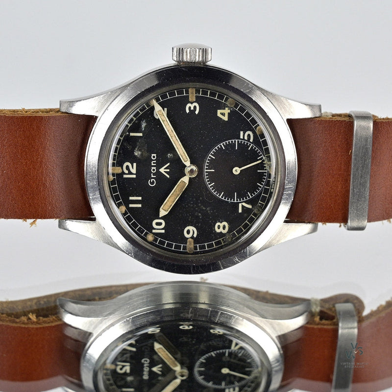 Very Rare Grana Dirty Dozen WWW Soldiers Wristwatch - c.1945 - Vintage Watch Specialist