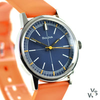 Vintage Bulova - Sport Timer Watch - Blue Crosshair Dial - Ref. 971 - c.1970 - Vintage Watch Specialist