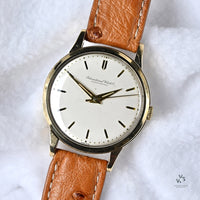 Vintage IWC Schaffhausen 9k Gold Dress Watch - Cal.89 - c.1959 - Vintage Watch Specialist