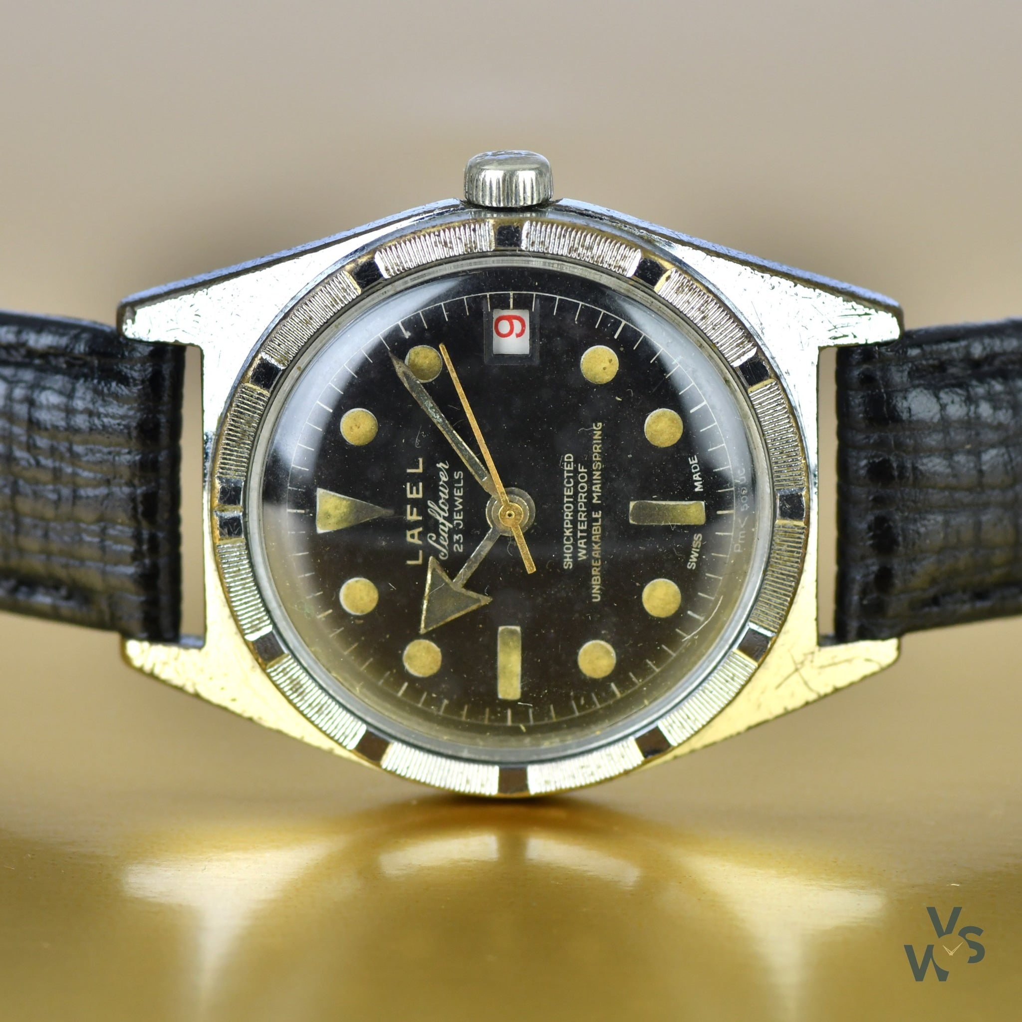 Lefal Seaflower 23 Jewels Shockproof 6 ATM Unbreakable Mainsprin Vintage Watch Specialist
