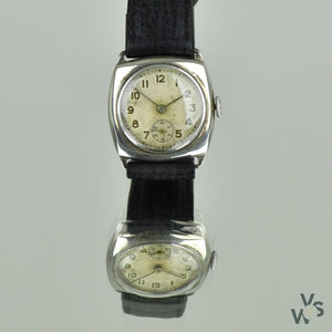 WW1 Swiss Silver Trench Watch c.1909 - British Import - Stockwell & Company Imported - Vintage Watch Specialist