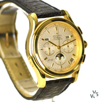 Zenith El Primero - A Triple Calendar and Moonphase with Chronograph - 18k - c.1991 – Limited Edition - Vintage Watch Specialist